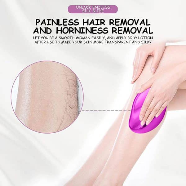 Crystal Hair Eraser Painless Exfoliation Hair Removal Tool For Arms Legs Back