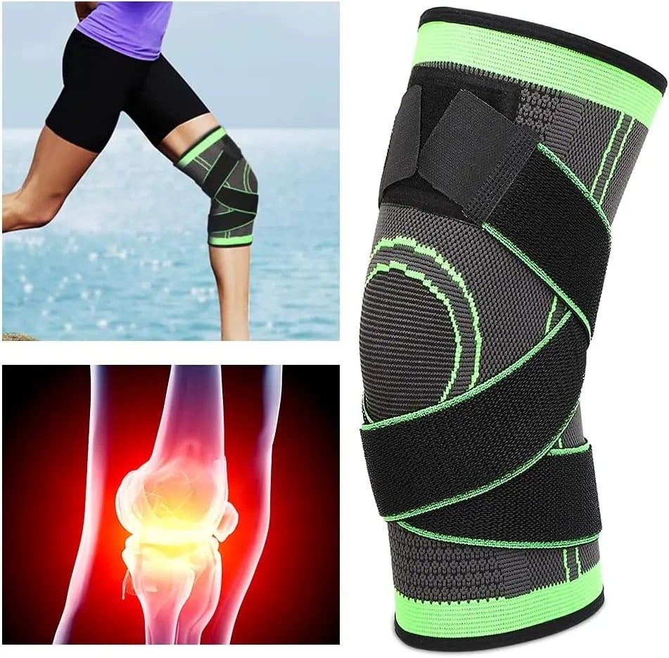 Knee Brace with Adjustable Strap & Pain Relief